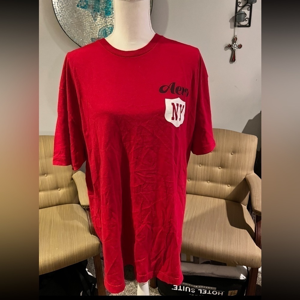 Red Men's Aeropostale T Shirt 2XL